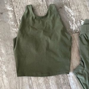 BYLT ribbed sports tank size small